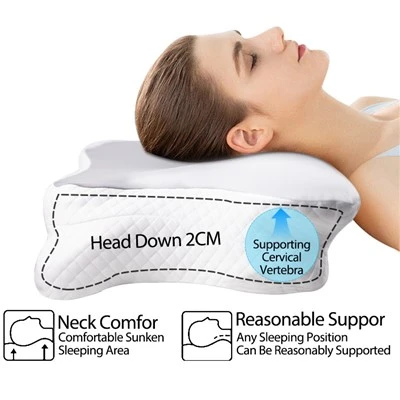 Omuz ve Boyun Sertliğini Gidermek İçin Ergonomik Kontur Yastığı